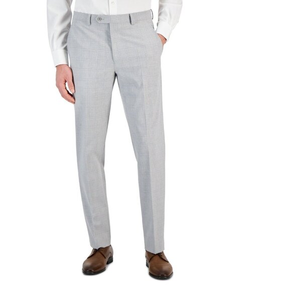 Alfani Men's Slim-Fit Stretch Solid Suit Pants Light Grey 38X32 B4HP $135 - Picture 1 of 4